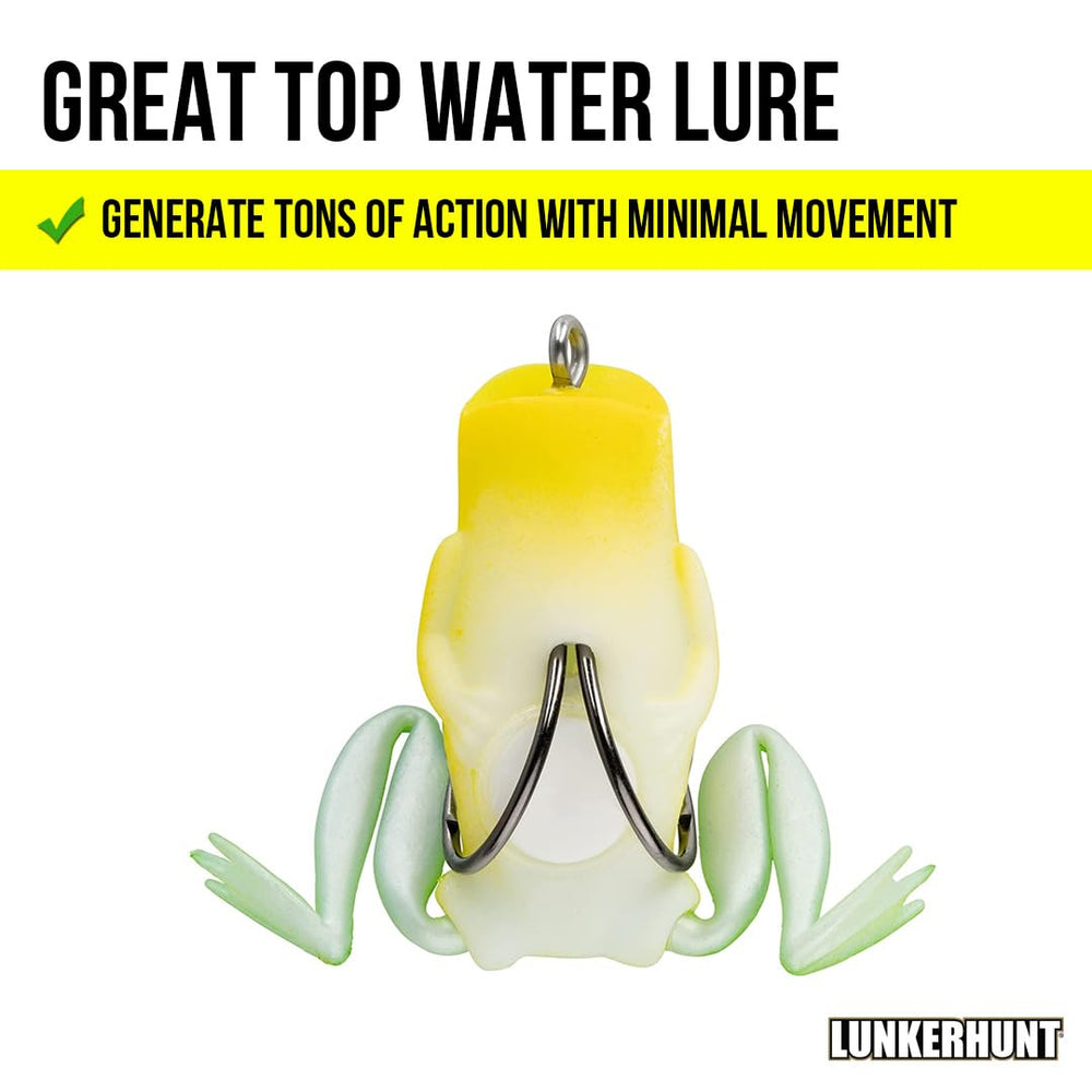 Lunkerhunt hollow-body soft highlights a flexible, responsive profile for easy casting.