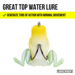 Lunkerhunt hollow-body soft highlights a flexible, responsive profile for easy casting.