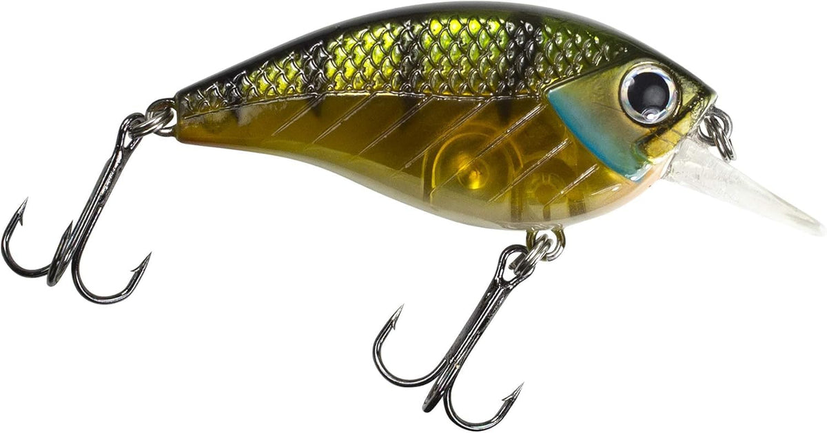 Lunkerhunt Impact Jolt flat-sided square bill lure ideal for bass in clear water.