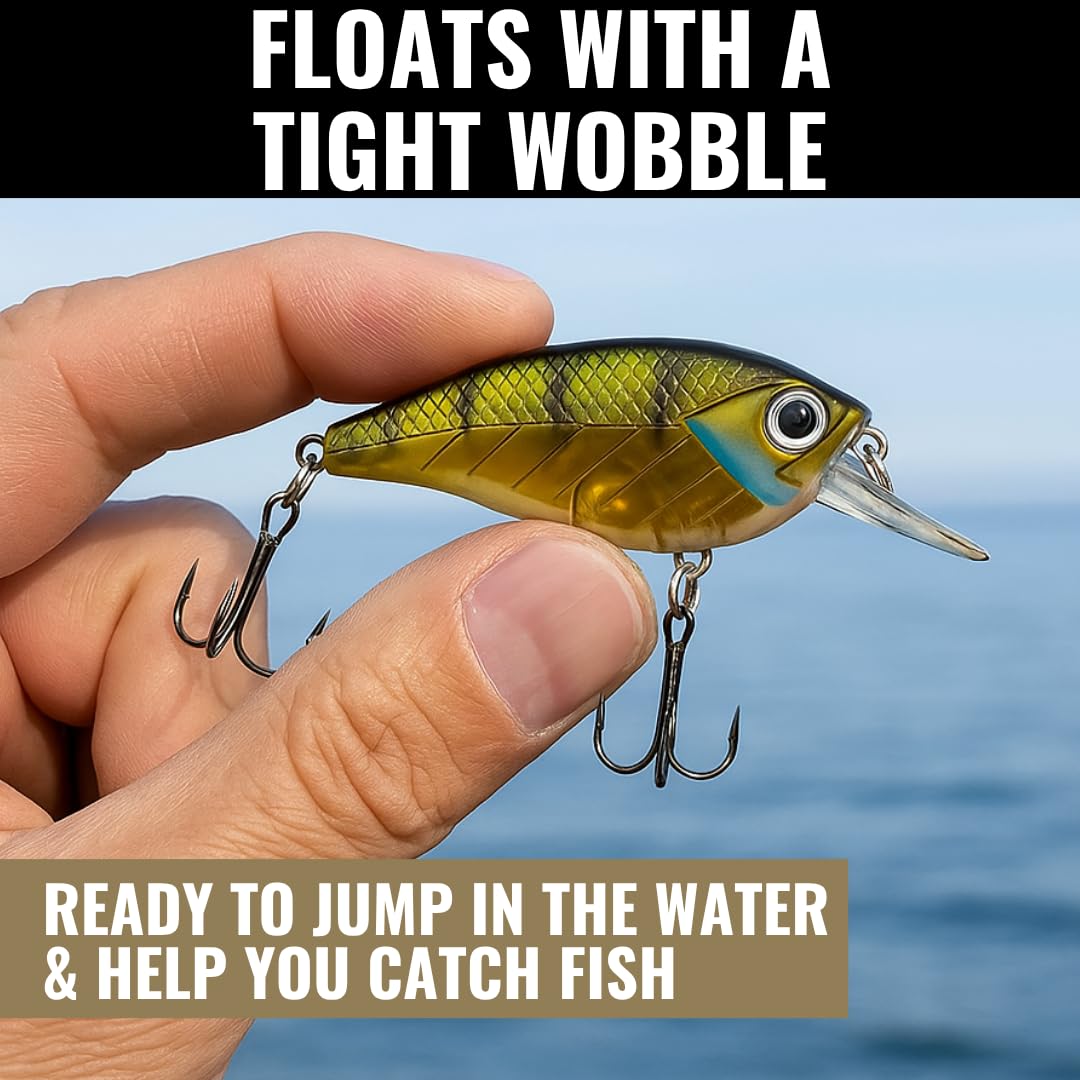 Lunkerhunt Impact Jolt transparent bill displaces water like fleeing baitfish.