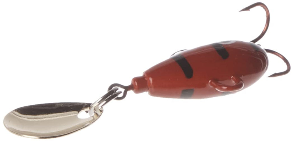 Lunkerhunt Magic Bean Tiger color enhances visibility in murky water.