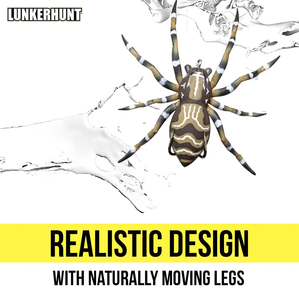 Lunkerhunt Phantom Spider durable material withstands aggressive bites