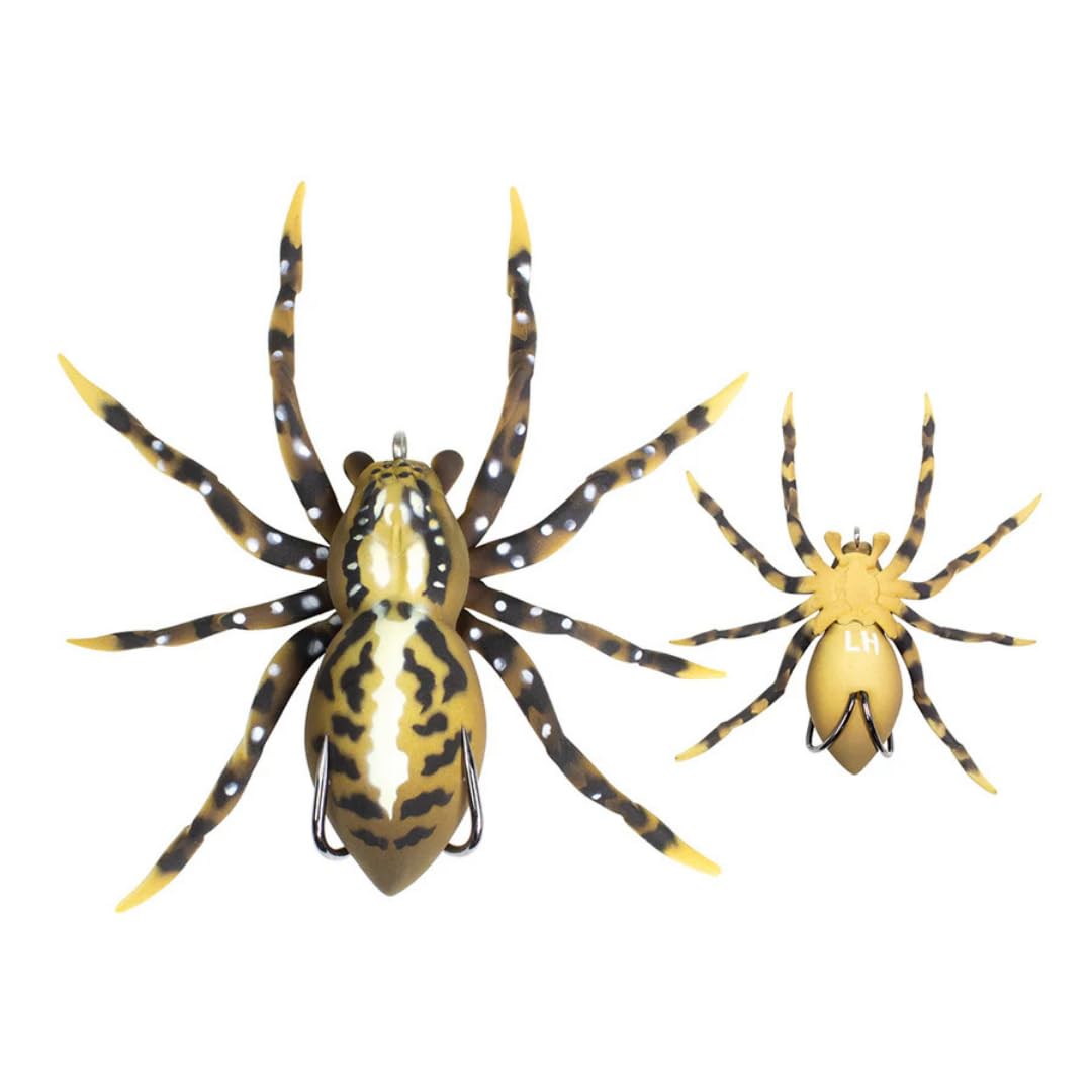 Lunkerhunt Phantom Spider topwater lure showing walking action for bass