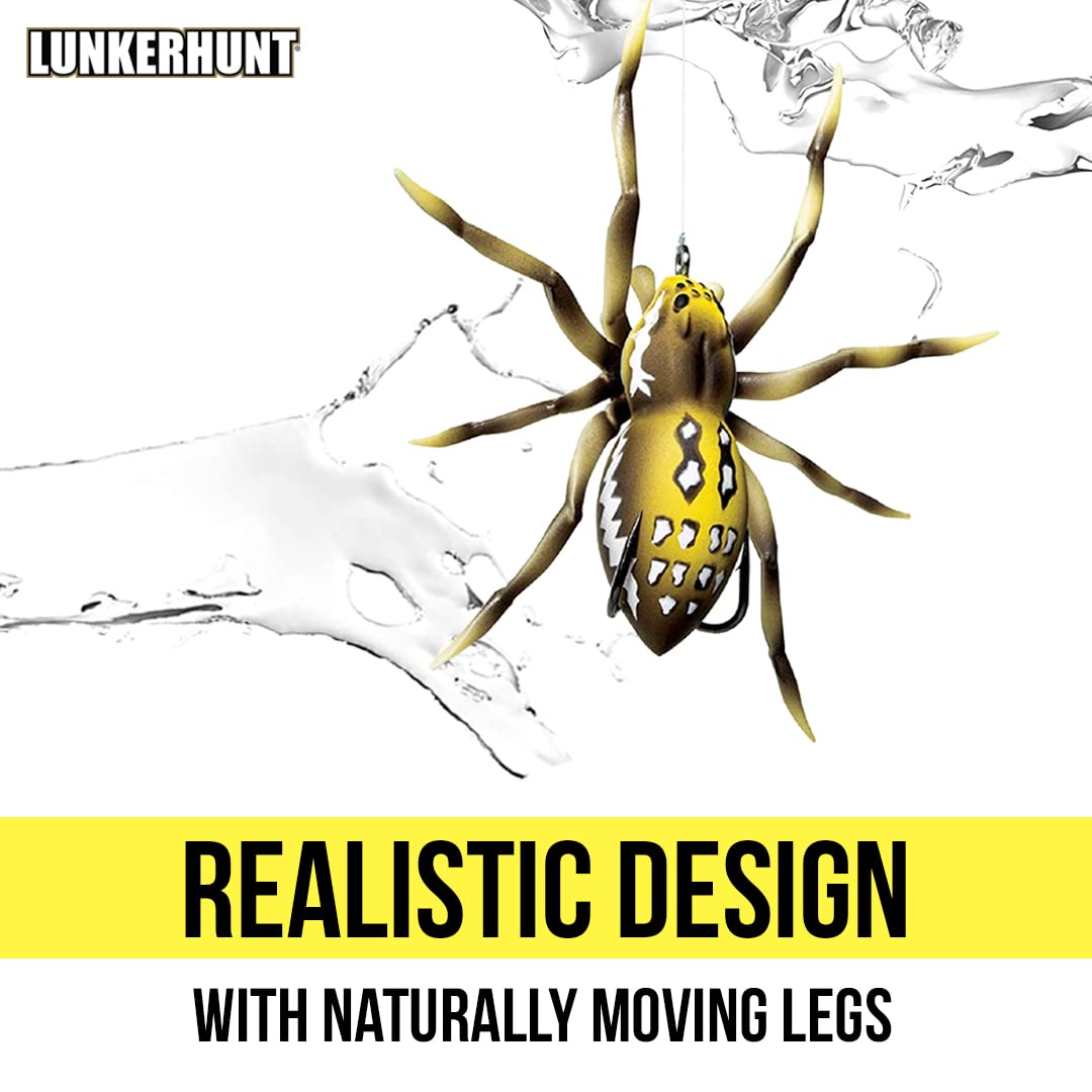 Compact 2-inch Phantom Spider lure ideal for shallow water casts.