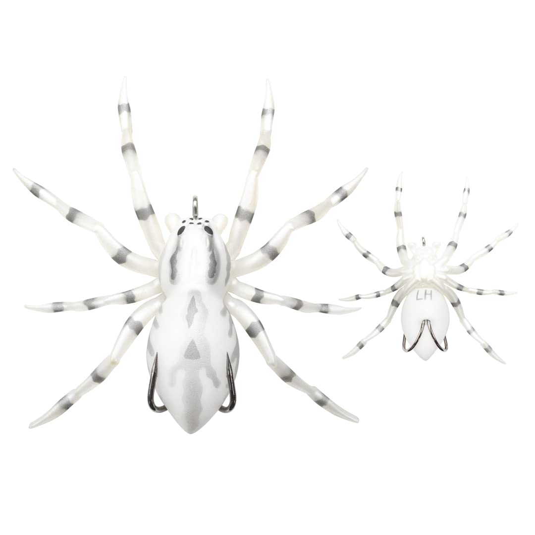 Lunkerhunt Phantom Spider lure overview showing a realistic topwater presentation for bass.