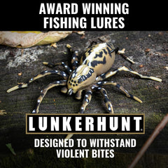 Ultra-durable Phantom Spider lure withstands big bass bites