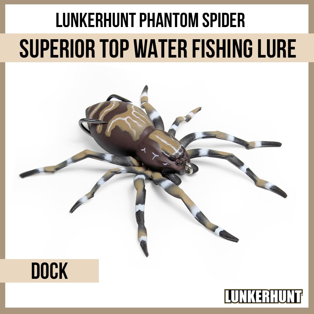 Lunkerhunt Phantom Spider self-righting ballast enables natural walking action