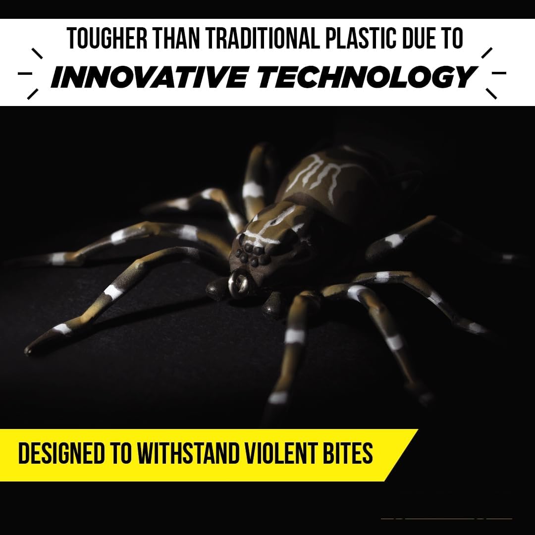 Lunkerhunt Phantom Spider ultra-durable body withstands hard bites