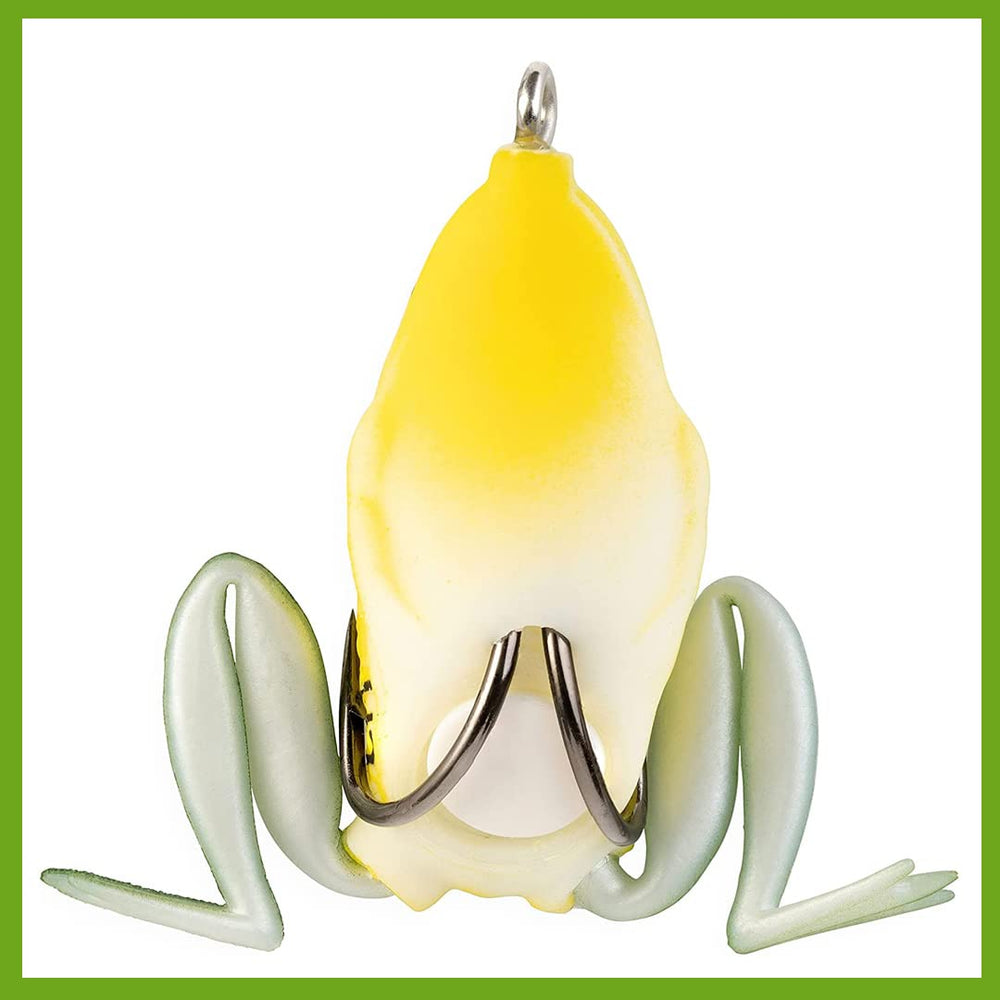 LUNKERHUNT Pocket Frog lure ideal for freshwater and saltwater species during dawn
