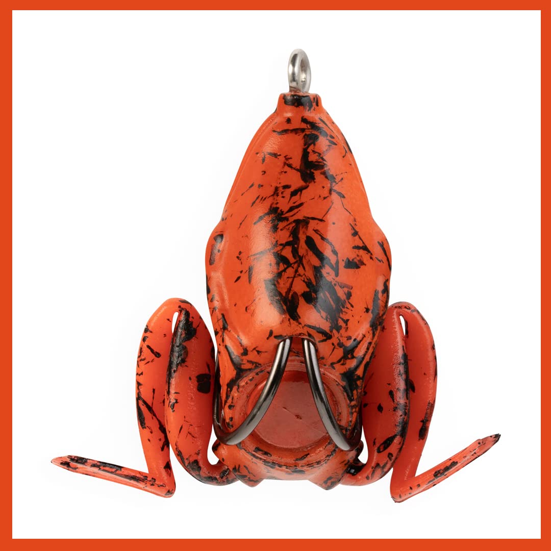 Lunkerhunt Pocket Frog topwater lure suitable for bass and pike.