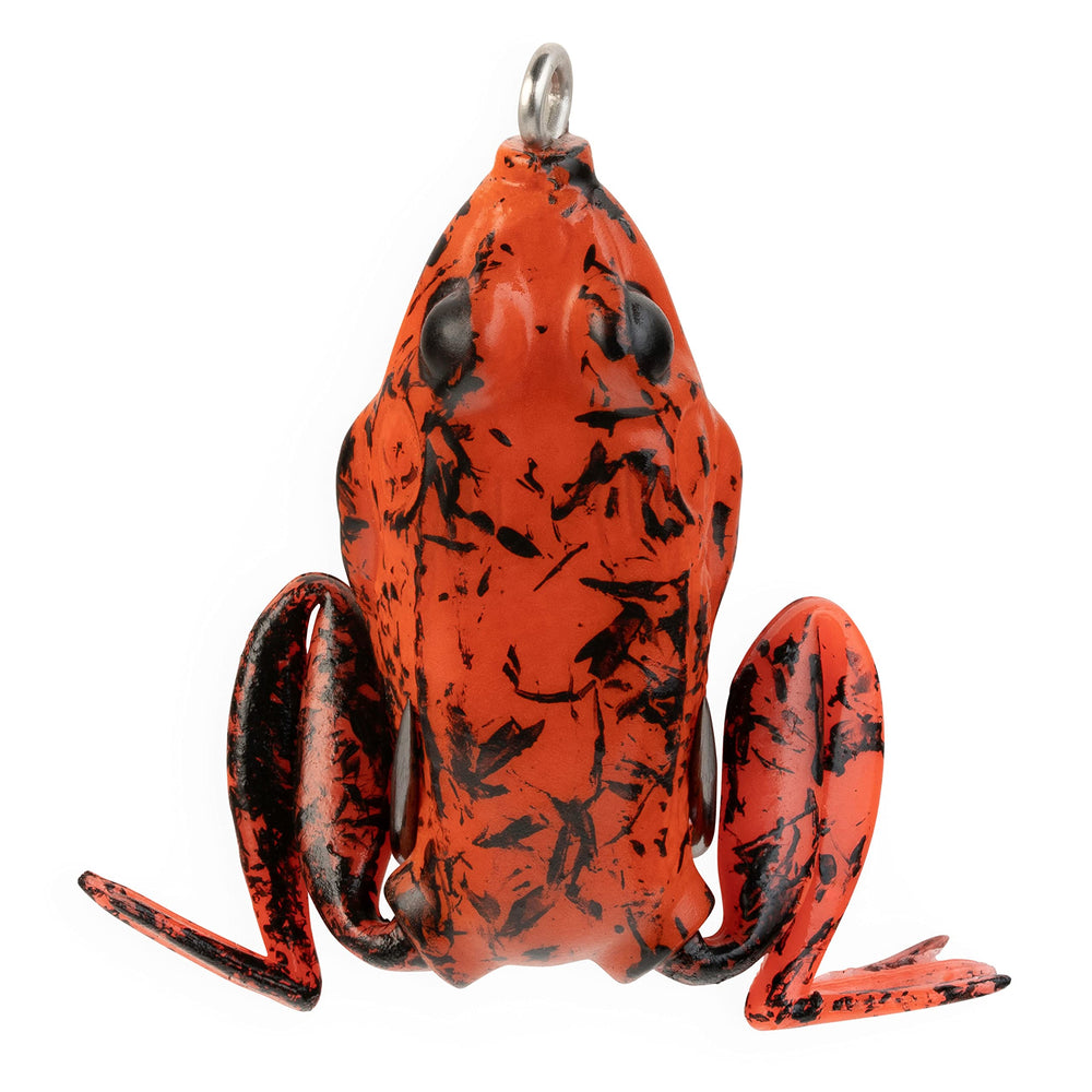 Lunkerhunt Pocket Frog water action demonstrating realistic topwater action for bass.