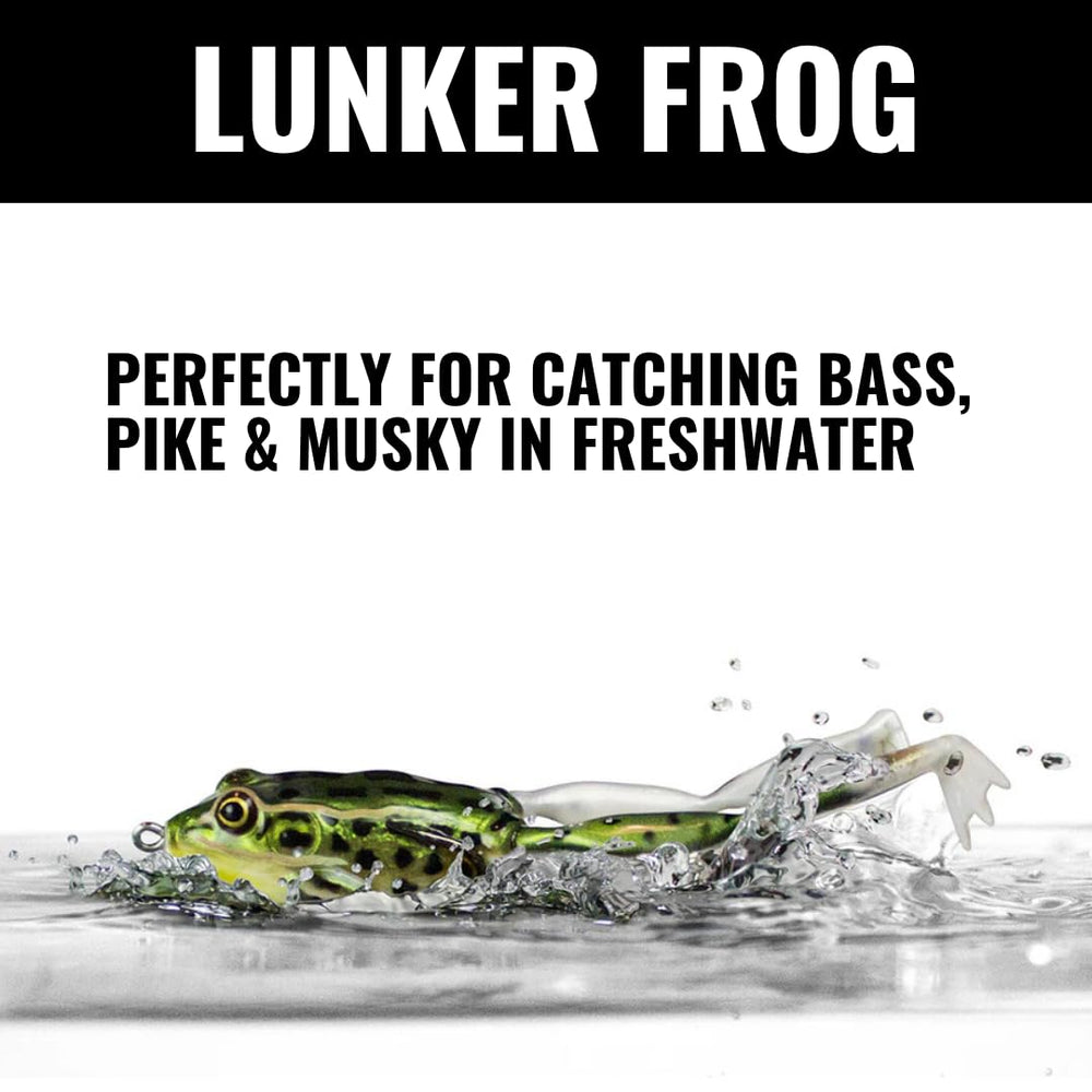 Lunkerhunt Soft hollow body provides natural feel on strike