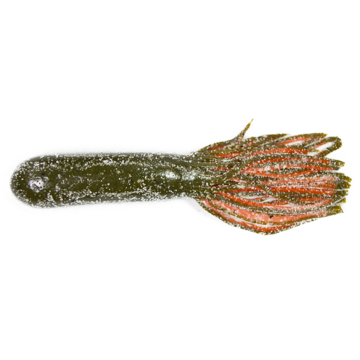 Lunkerhunt Spicy Revealer Tube Crawfish 4-Inch tempts freshwater bass with realistic color and scent.