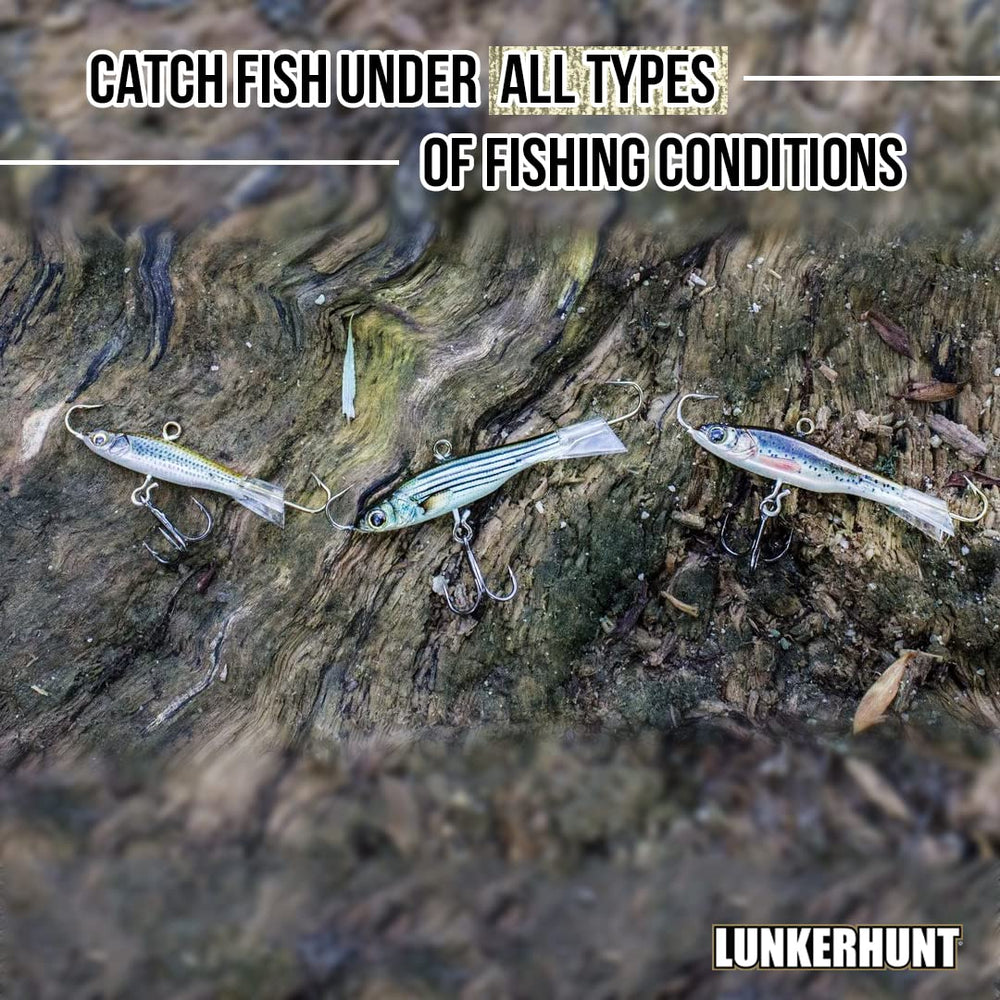 Lunkerhunt Straight Up Jig ultra-sharp hook improves hooksets.