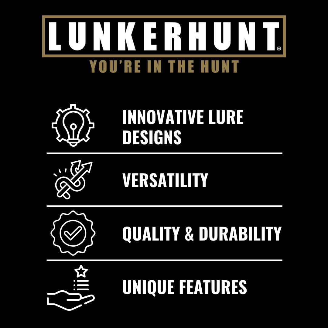LUNKERHUNT Prop lures with weedless design