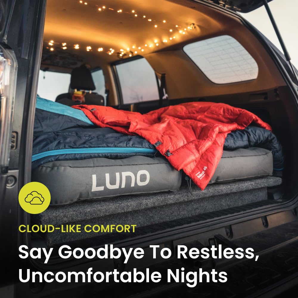 Luno Air Mattress CloudSupport grid cradles body for better support.