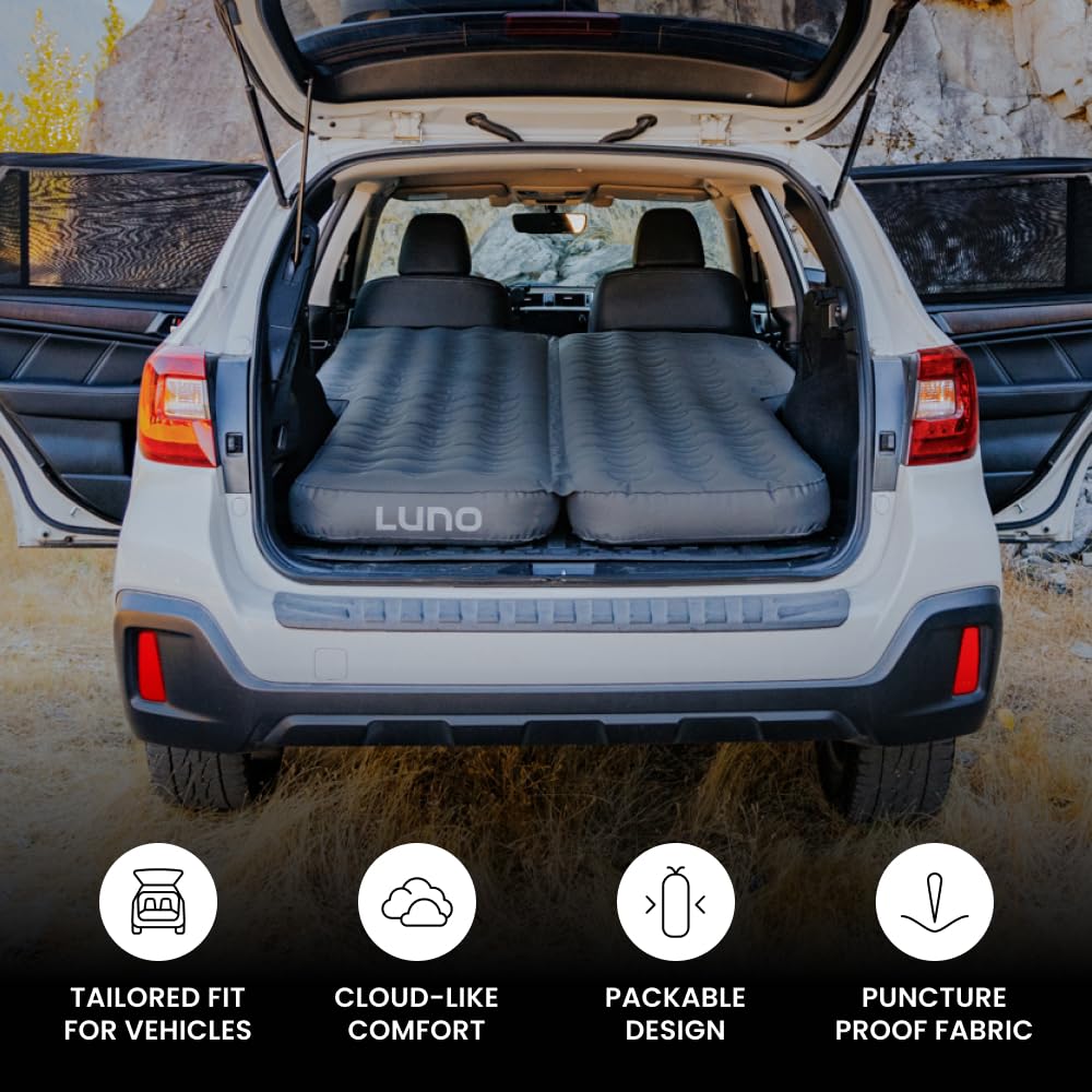 Luno Air Mattress with dual-chamber setup lets you customize firmness.