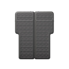 Luno Air Mattress folded in pack, showing portable camping comfort.