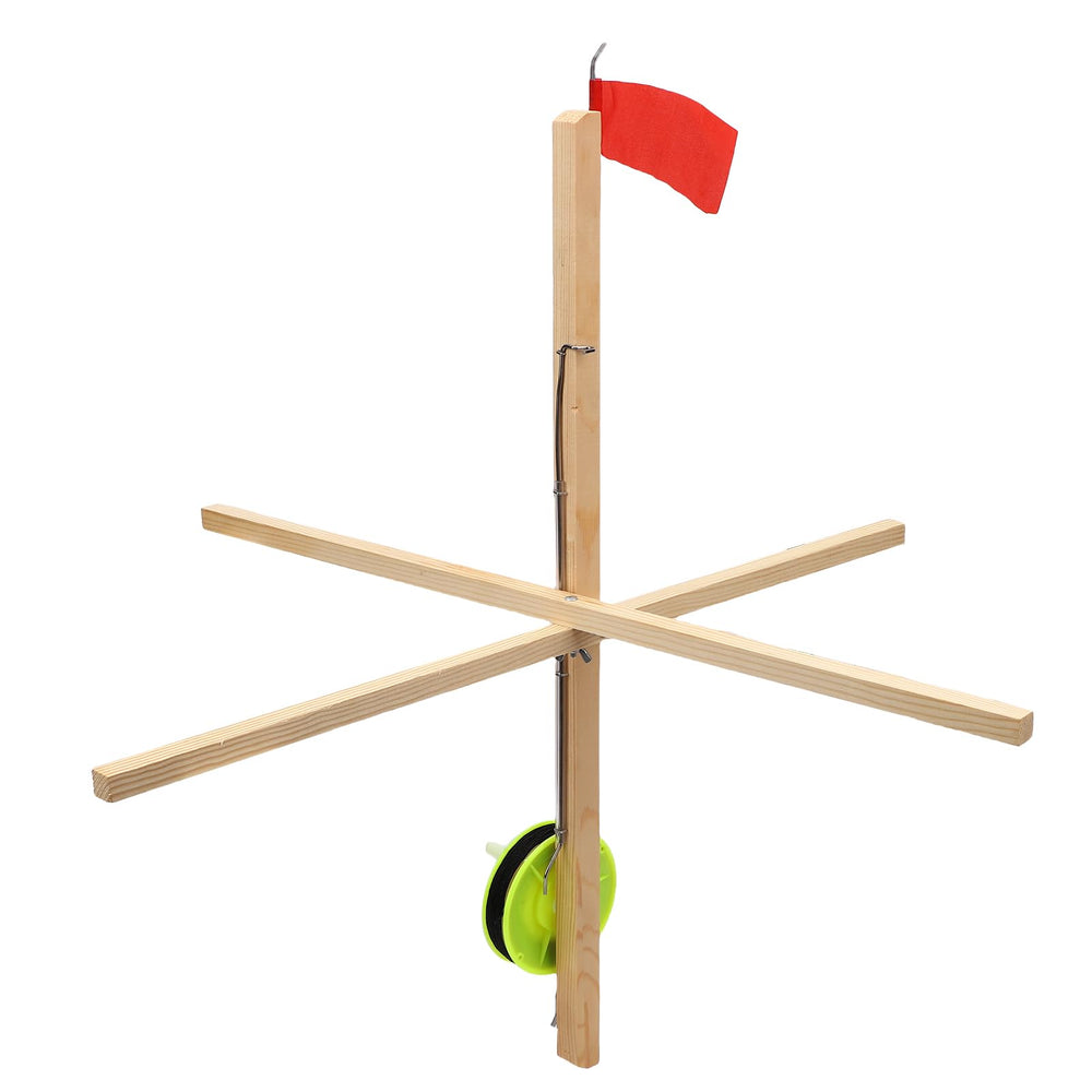 Luocute bright flag sighting ensuring visibility in snowy or glare-prone weather