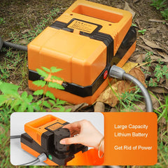 Luoxun-LX 4m outlet pipe connected for flexible water delivery.