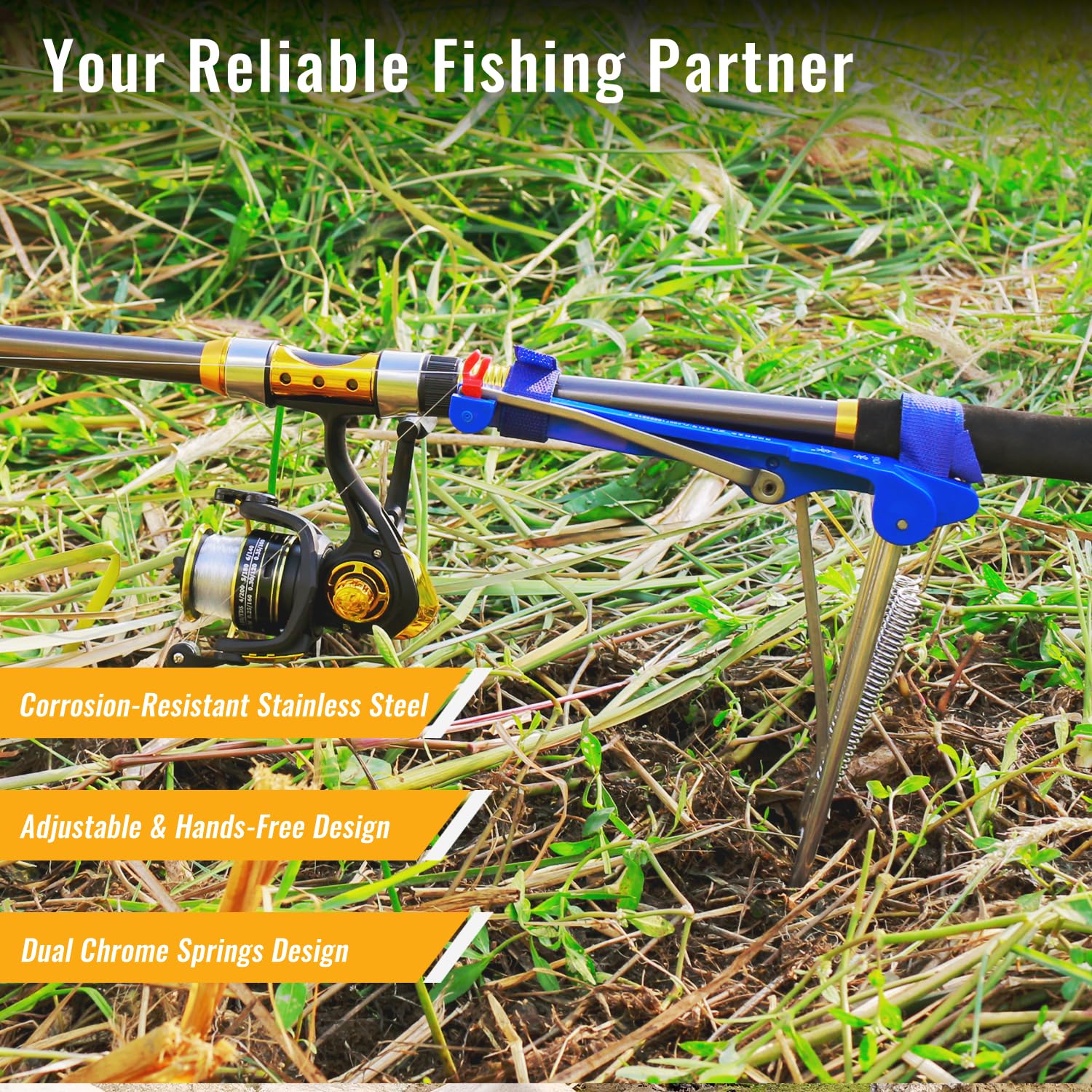 Adjustable trigger sensitivity mechanism on Luoyer fishing rod holder