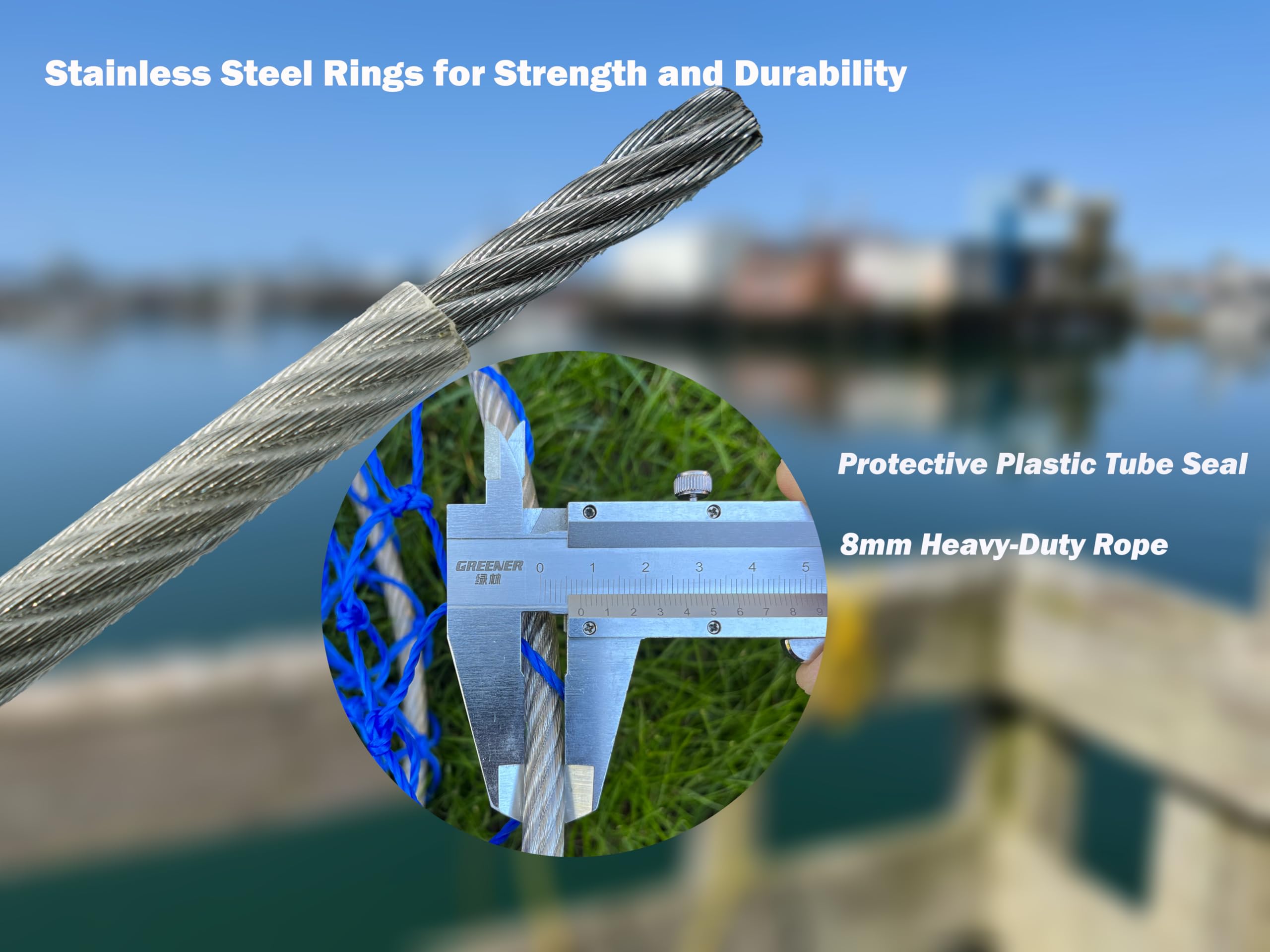 LUPUSH Crab Ring Trap bait bag for mess-free lure handling.
