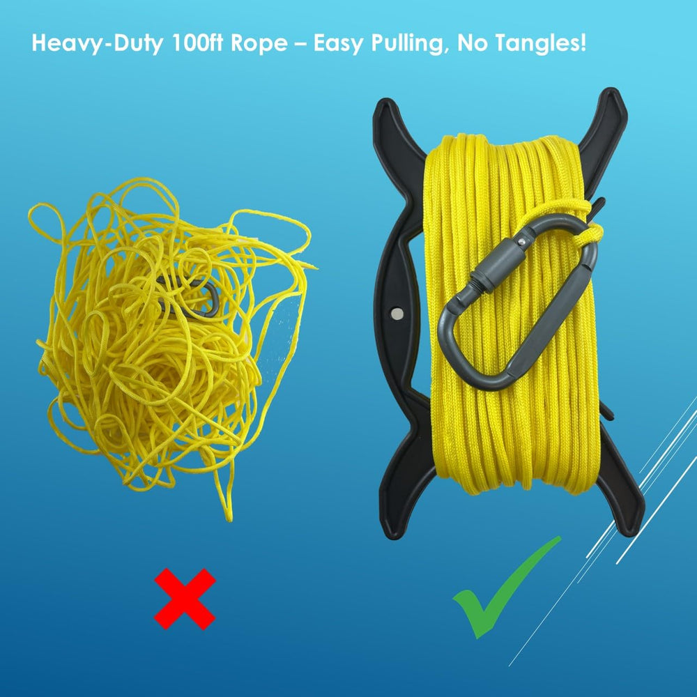 LUPUSH Crab Ring Trap stainless-steel frame withstands saltwater conditions.