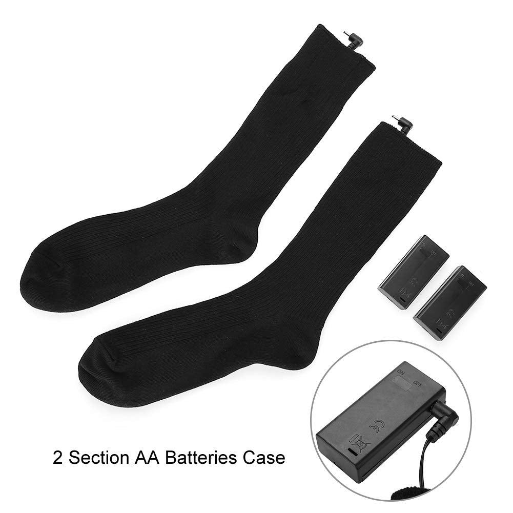 Luqeeg battery cases for heated socks are easy to attach