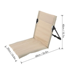 Luqeeg Beach Mat Lounge Chair compact and lightweight for on-the-go sunny days.