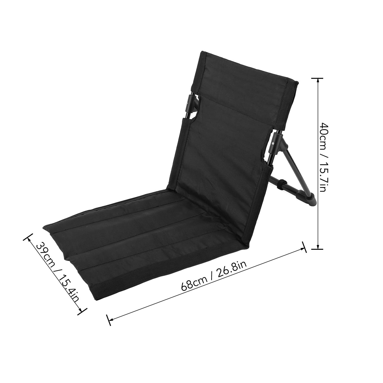 Luqeeg Beach Mat Lounge with oversized pocket keeps essentials secure.