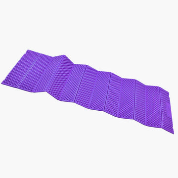 Luqeeg foam mat in a backpack highlights portability on trips.