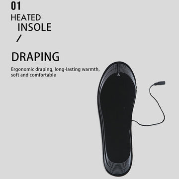 Luqeeg foot warming insole designed for winter use