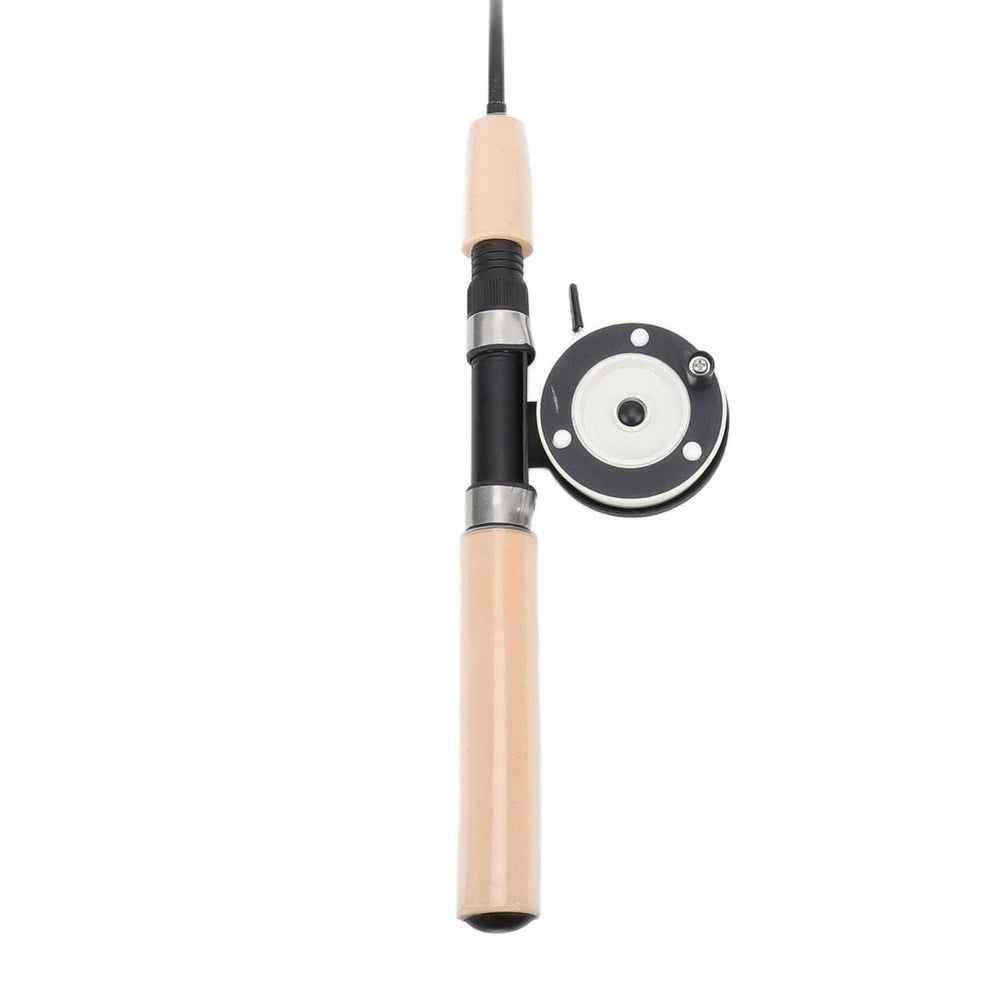 Luqeeg portable ice fishing rod fits easily into your pack.