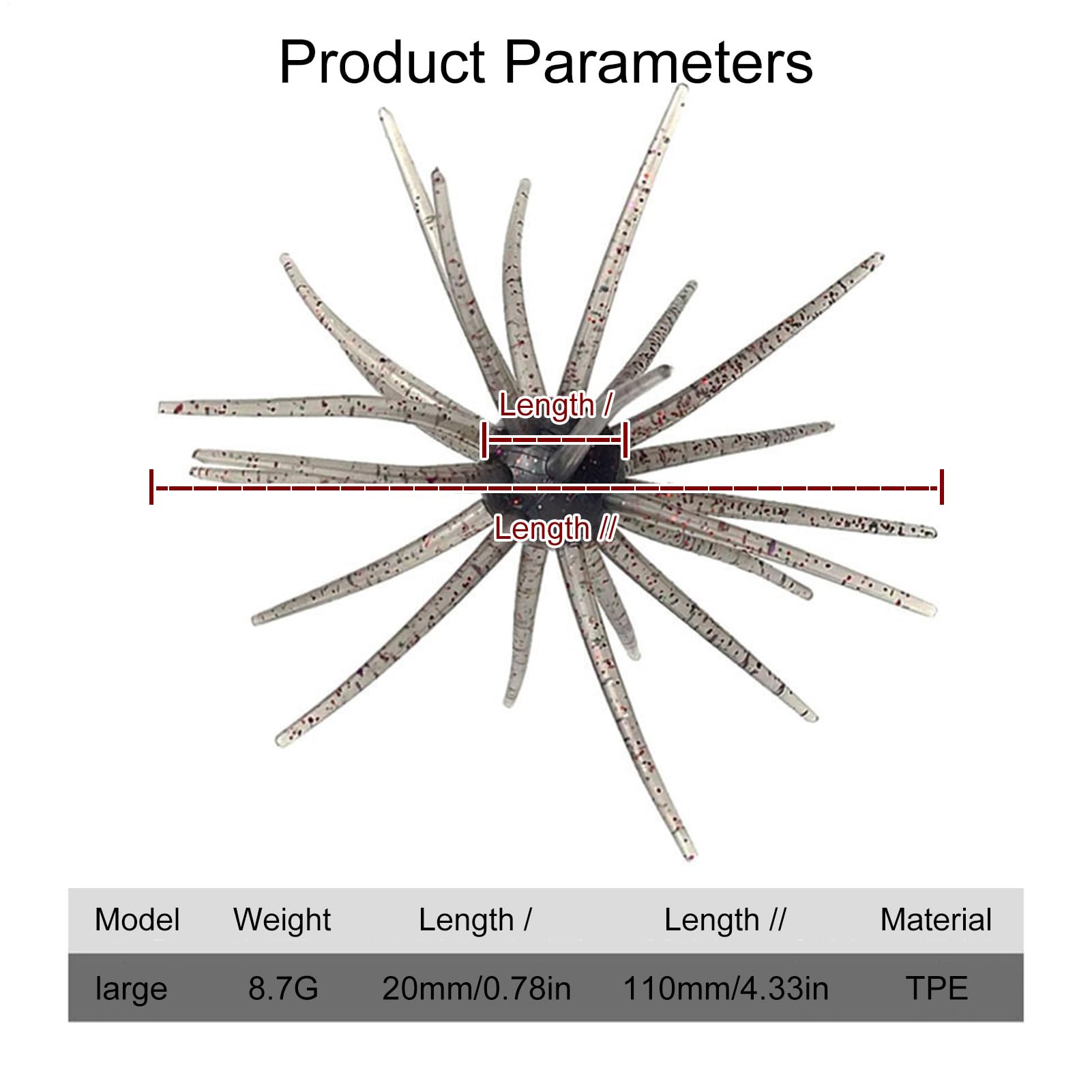 Versatile bass fishing lure suitable for rivers and streams.