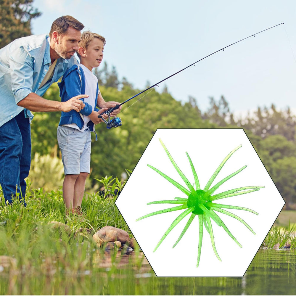Lure Bait sea urchin top view highlights compact shape for versatile casting