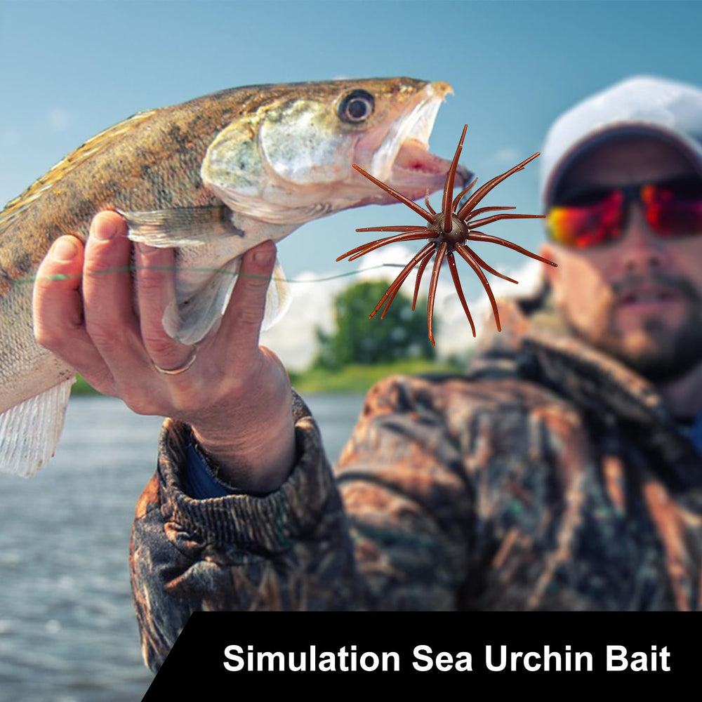 Lure Bait grass skirt detail adds natural flutter.