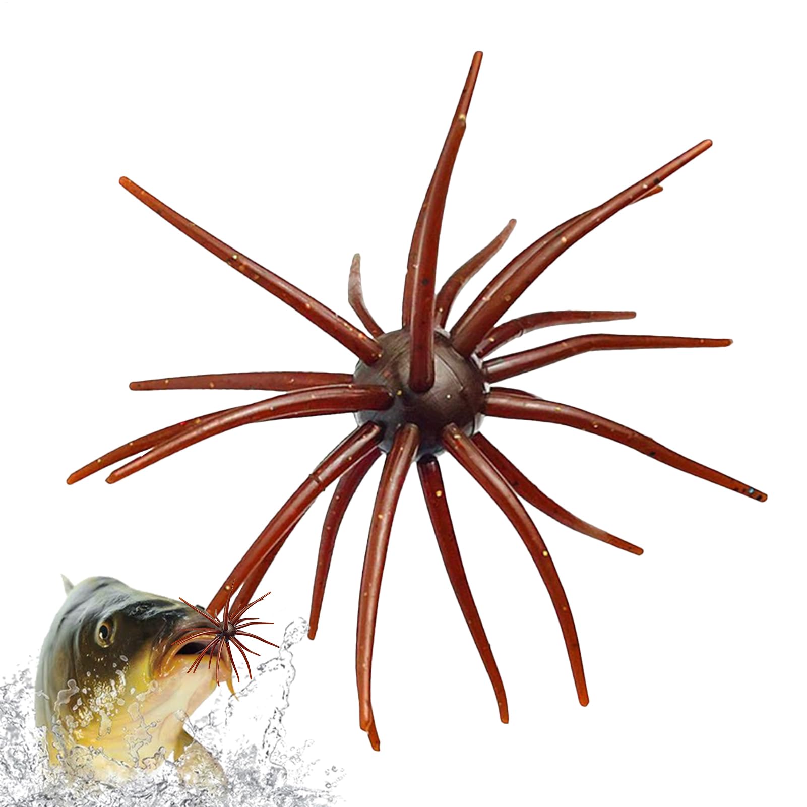 Lure Bait in-water action shows smooth lure movement.