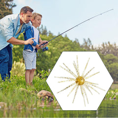 Lure Bait silicone body delivers durability for repeated fishing trips