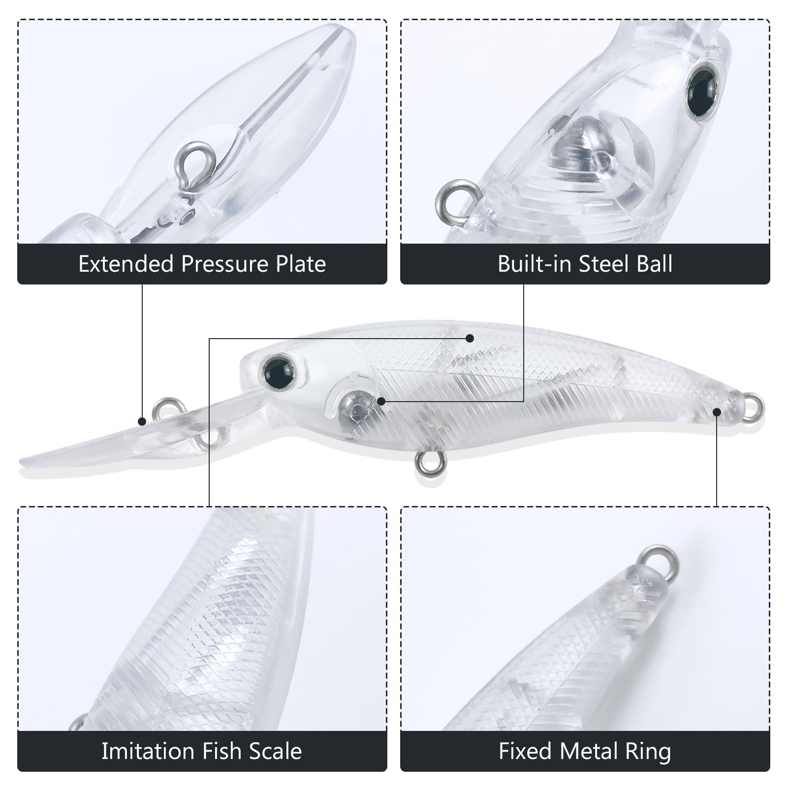 DIY lure blanks suitable for fresh and saltwater