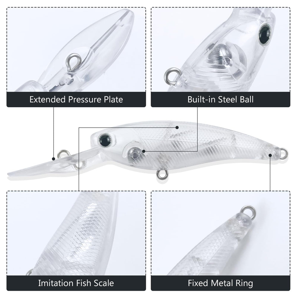 DIY lure blanks suitable for fresh and saltwater