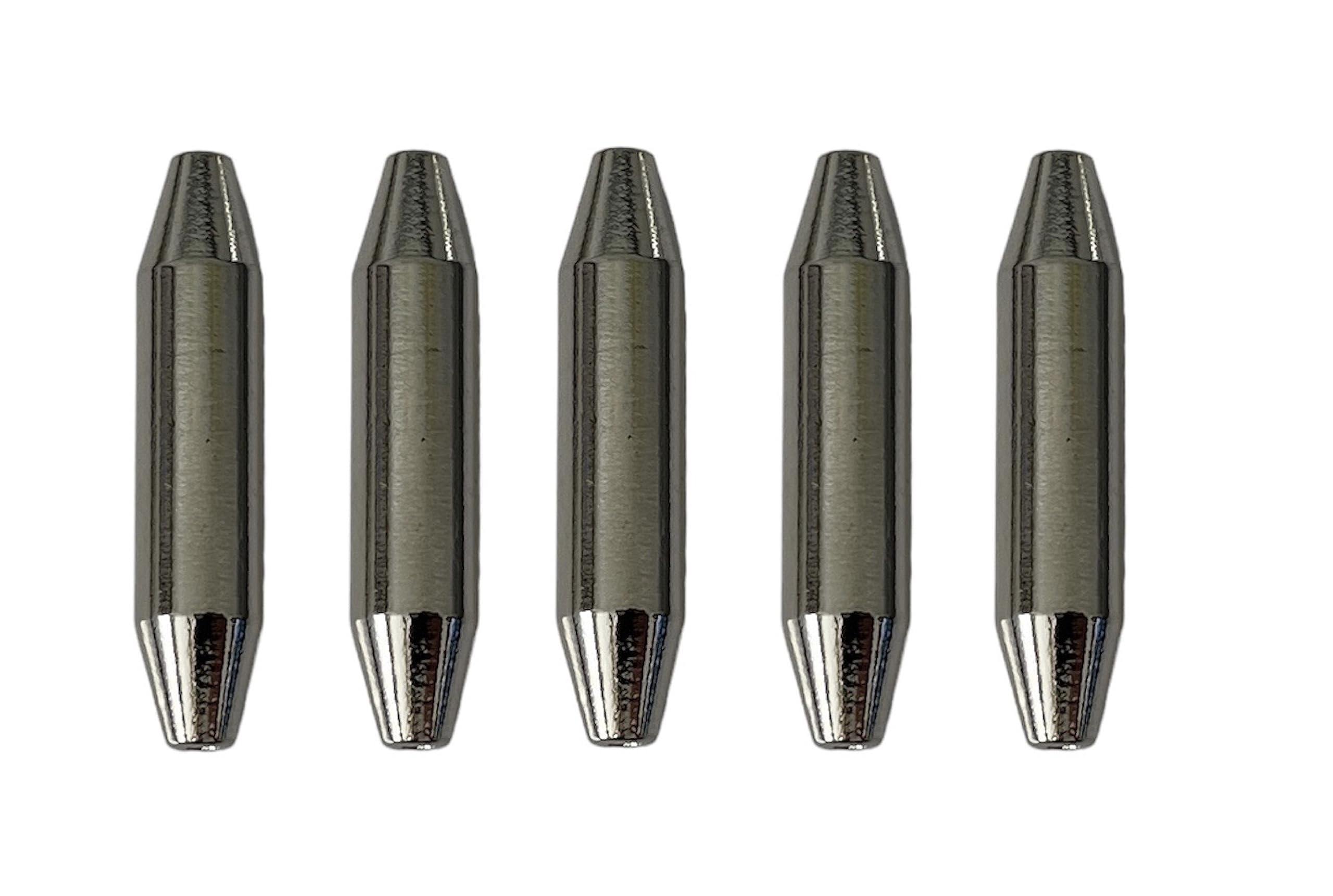 Nickel finish lure body 7/16oz for musky/pike inline spinner lures