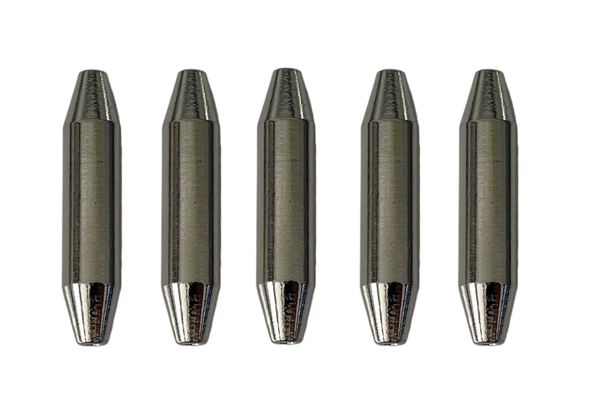 Nickel finish lure body 7/16oz for musky/pike inline spinner lures