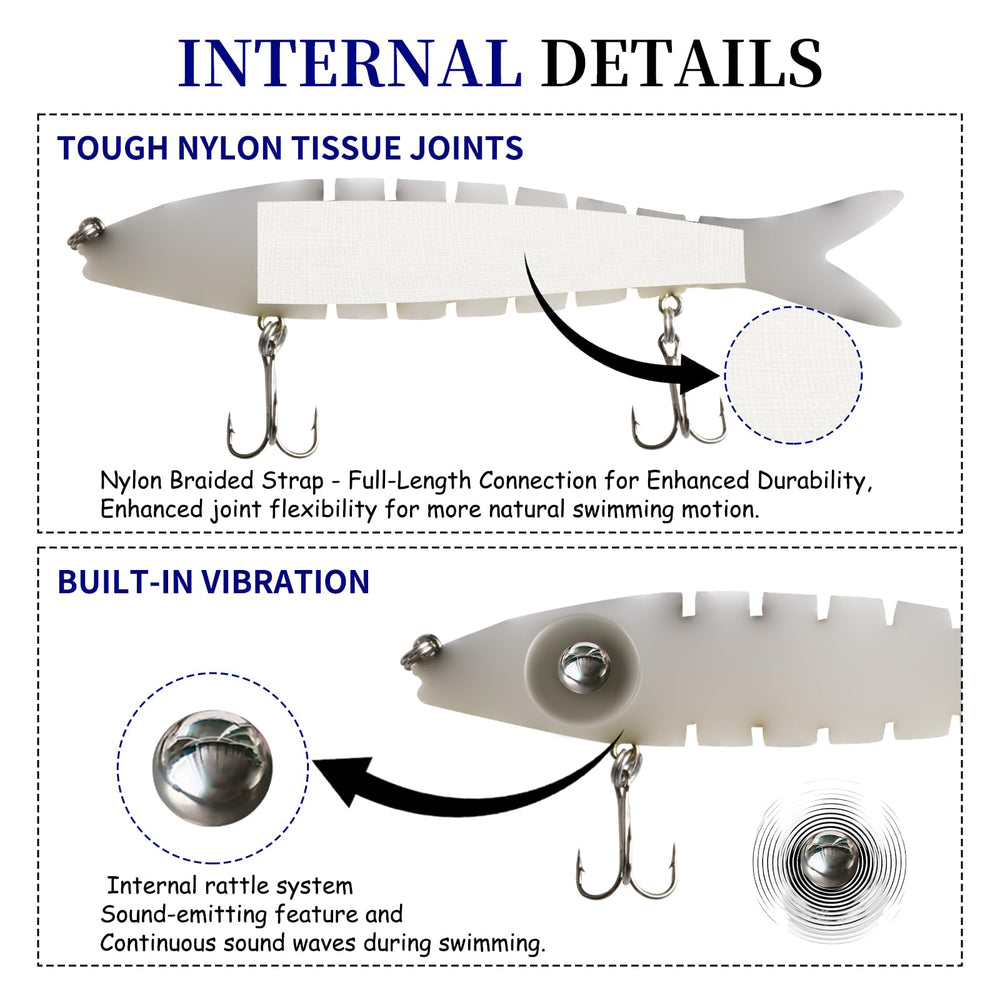Slow-sinking trout lure action
