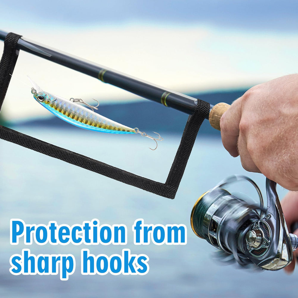 Lure wraps preventing tangles during storage