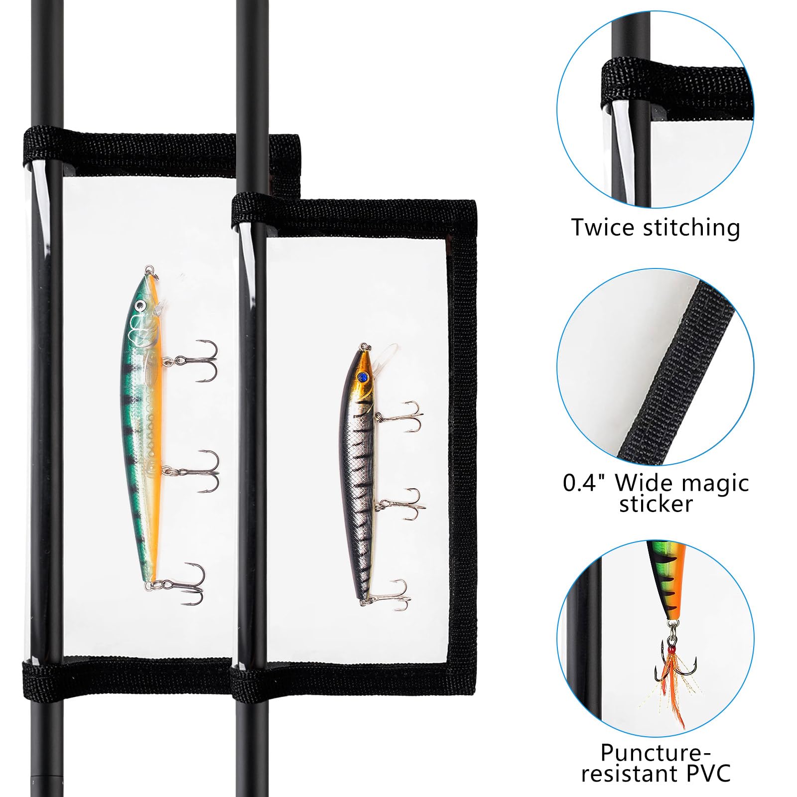 Open and remove lure wrap showing no tangles