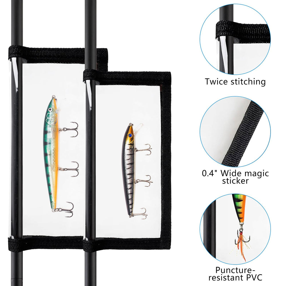 Open and remove lure wrap showing no tangles