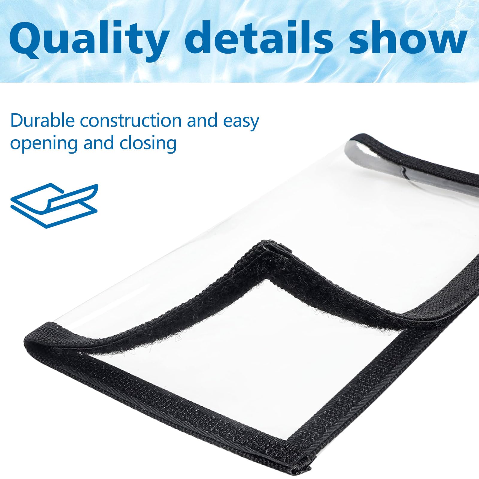 Two sizes L and M with 4 large and 4 medium wraps