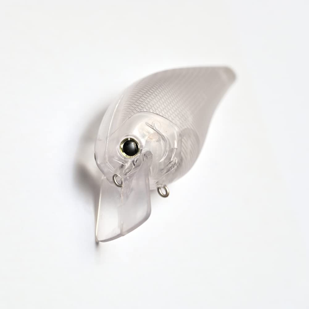 DIY-friendly unpainted fishing lure bodies with 3D eyes