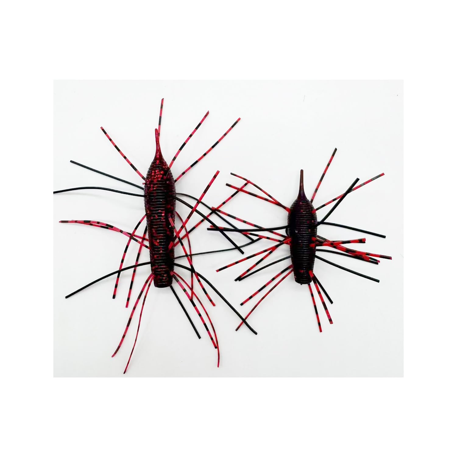 Lures displayed with Ned, Texas, and Carolina rig setups