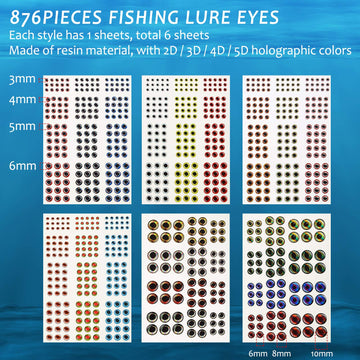 876 lure eyes for tackle applications
